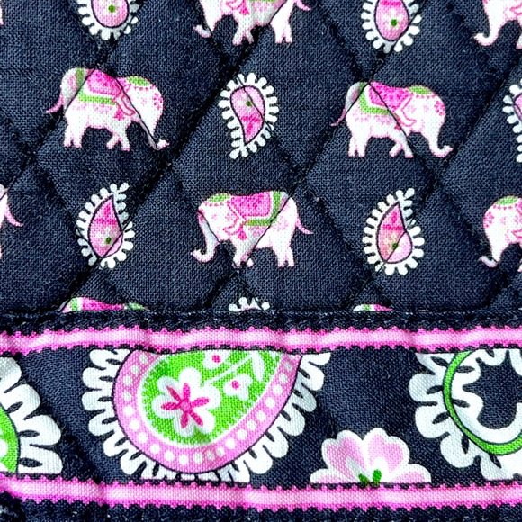 Vera Bradley Pink Elephants Small Purse - Picture 6 of 10